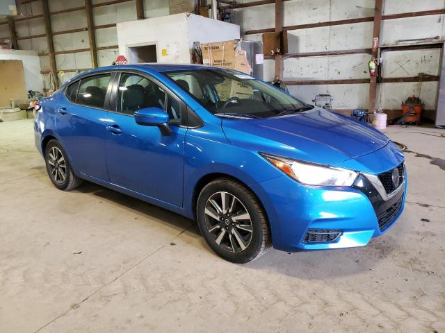 3N1CN8EV8ML861746 - 2021 NISSAN VERSA SV BLUE photo 4