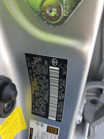 JTDEPRAE6LJ016136 - 2020 TOYOTA COROLLA LE SILVER photo 12