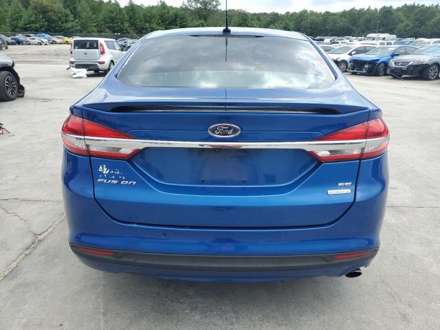 3FA6P0HD5JR256185 - 2018 FORD FUSION SE Mavi foto 6