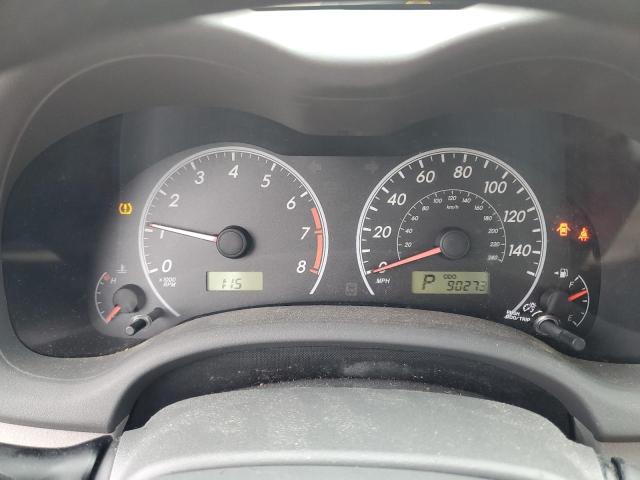 1NXBU4EE0AZ184192 - 2010 TOYOTA COROLLA LE BASE SILVER photo 9