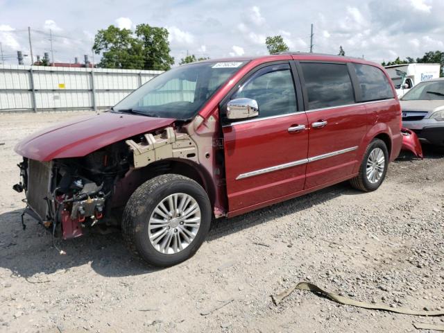 2C4RC1CG4GR128173 - 2016 CHRYSLER TOWN & COU TOURING L RED photo 1
