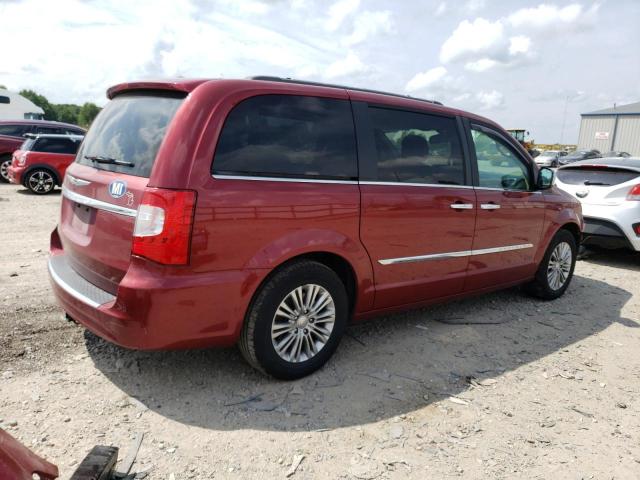 2C4RC1CG4GR128173 - 2016 CHRYSLER TOWN & COU TOURING L RED photo 3