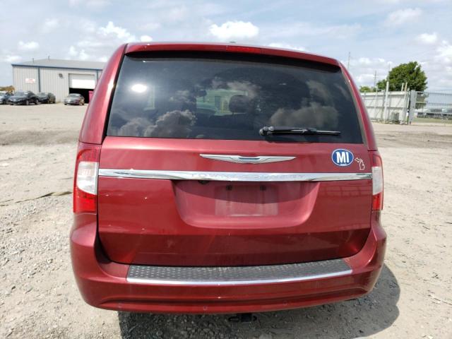 2C4RC1CG4GR128173 - 2016 CHRYSLER TOWN & COU TOURING L RED photo 6