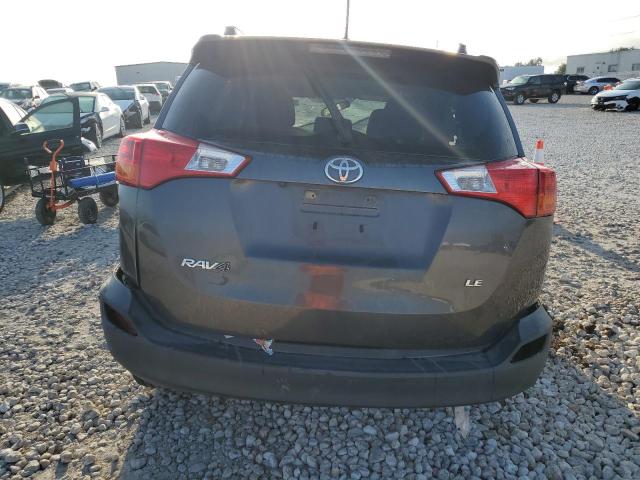 2T3ZFREV1EW088879 - 2014 TOYOTA RAV4 LE GRAY photo 6