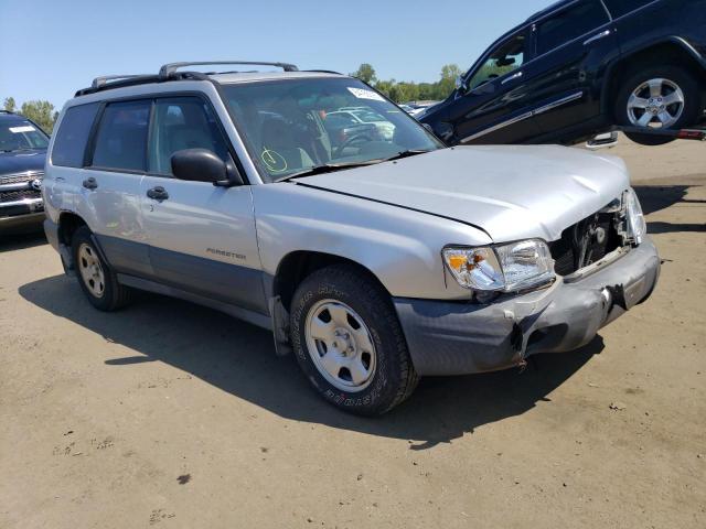 JF1SF63582H720335 - 2002 SUBARU FORESTER L SILVER photo 4