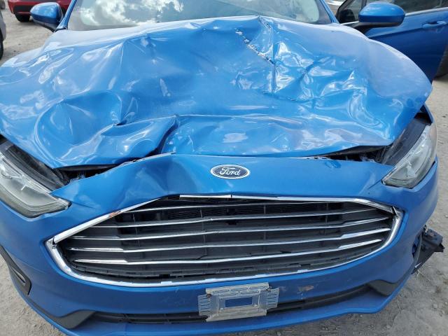 3FA6P0HD2KR199316 - 2019 FORD FUSION SE 蓝色 照片 11