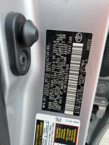 4T1BF1FK8GU511606 - 2016 TOYOTA CAMRY LE SILVER photo 12
