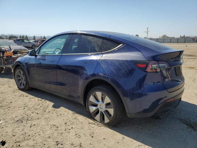 7SAYGAEE6NF573991 - 2022 TESLA MODEL Y BLUE photo 2