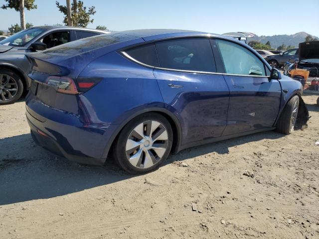 7SAYGAEE6NF573991 - 2022 TESLA MODEL Y BLUE photo 3