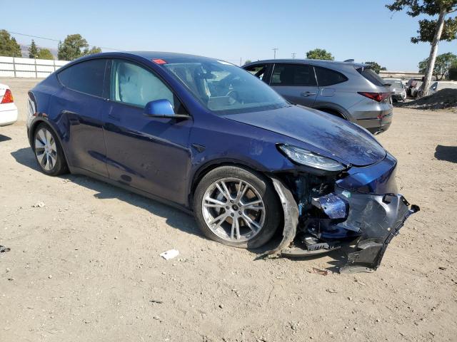 7SAYGAEE6NF573991 - 2022 TESLA MODEL Y BLUE photo 4