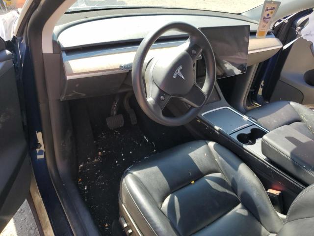 7SAYGAEE6NF573991 - 2022 TESLA MODEL Y BLUE photo 8