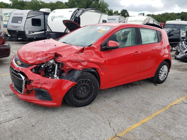 1G1JG6SB9K4108168 - 2019 CHEVROLET SONIC RED photo 1