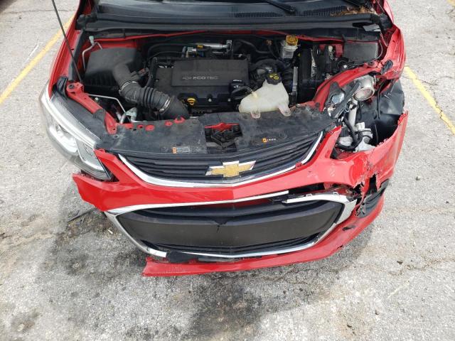 1G1JG6SB9K4108168 - 2019 CHEVROLET SONIC RED photo 12