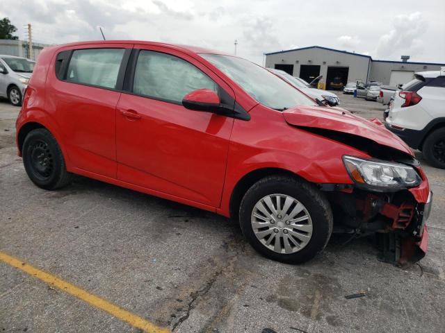1G1JG6SB9K4108168 - 2019 CHEVROLET SONIC RED photo 4