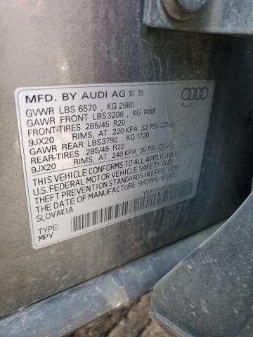 WA1VAAF76HD001908 - 2017 AUDI Q7 PRESTIGE GRAY photo 13