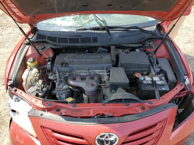 4T1BE46K37U089913 - 2007 TOYOTA CAMRY CE RED photo 11