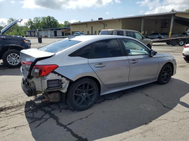2HGFE2F57NH554537 - 2022 HONDA CIVIC SPORT SILVER photo 3