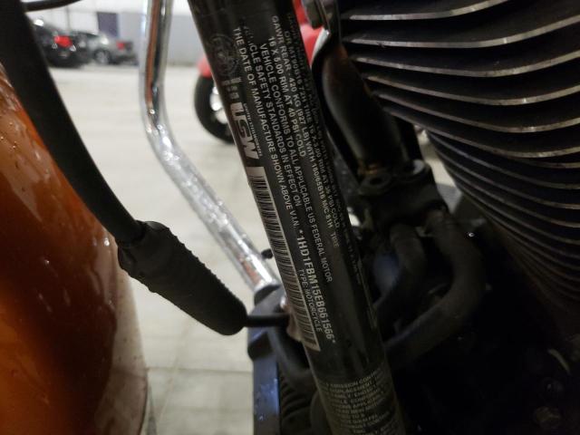 1HD1FBM15EB661566 - 2014 HARLEY-DAVIDSON FLHR ROAD KING ORANGE photo 9