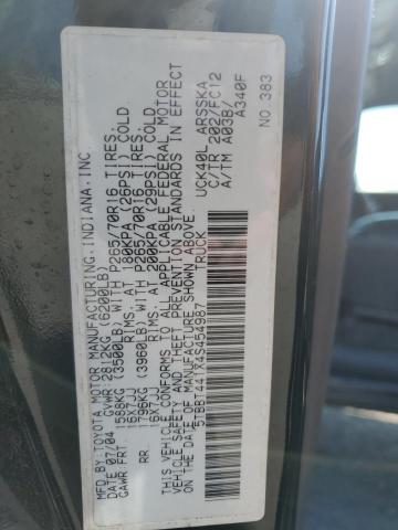 5TBBT441X4S454987 - 2004 TOYOTA TUNDRA ACCESS CAB SR5 BLACK photo 12