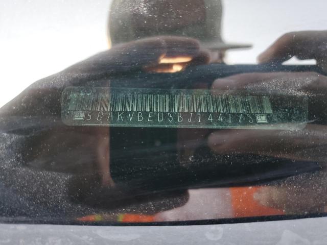 5GAKVBED3BJ144173 - 2011 BUICK ENCLAVE CXL BLACK photo 13