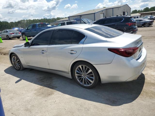 JN1EV7APXJM359820 - 2018 INFINITI Q50 LUXE SILVER photo 2