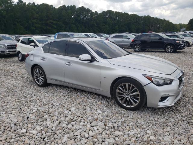 JN1EV7APXJM359820 - 2018 INFINITI Q50 LUXE SILVER photo 4
