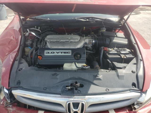 1HGCM66537A080939 - 2007 HONDA ACCORD EX RED photo 11
