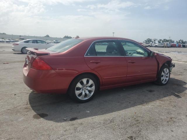 1HGCM66537A080939 - 2007 HONDA ACCORD EX RED photo 3