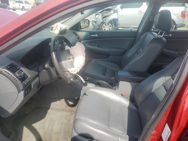 1HGCM66537A080939 - 2007 HONDA ACCORD EX RED photo 7