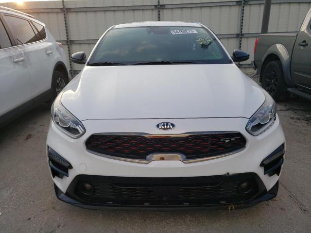 3KPF44AC0ME412527 - 2021 KIA FORTE GT WHITE photo 5