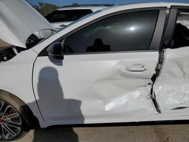 3KPF44AC0ME412527 - 2021 KIA FORTE GT WHITE photo 7