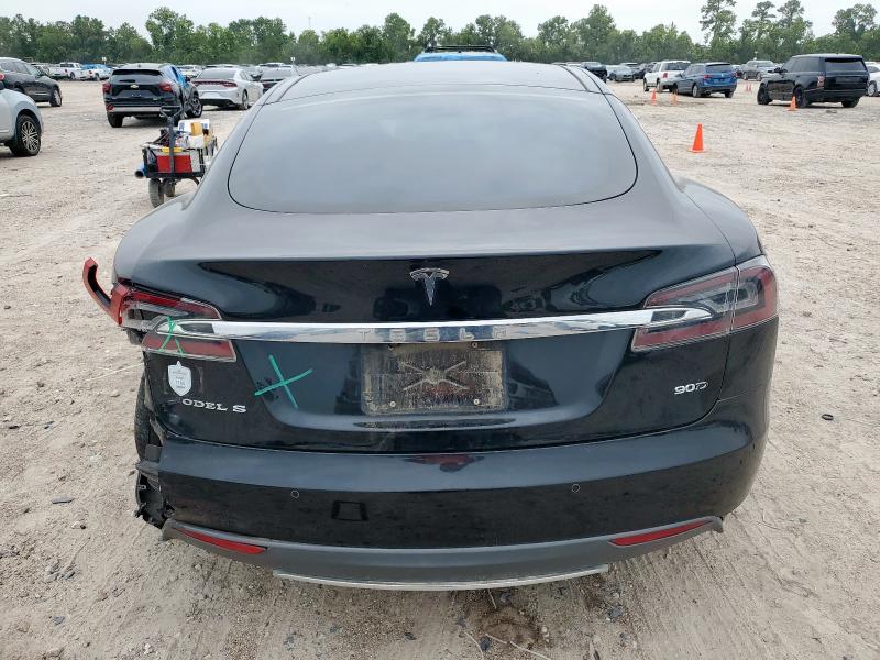 5YJSA1E24GF128419 - 2016 TESLA MODEL S Чорний фото 6