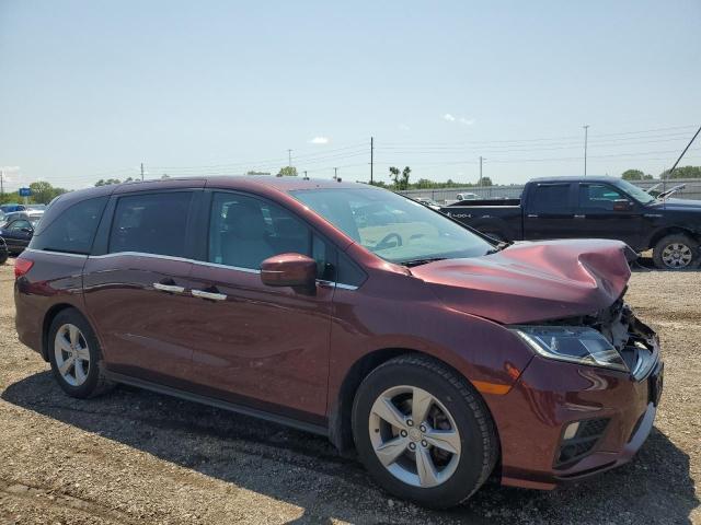 5FNRL6H77KB011651 - 2019 HONDA ODYSSEY EXL BURGUNDY photo 4