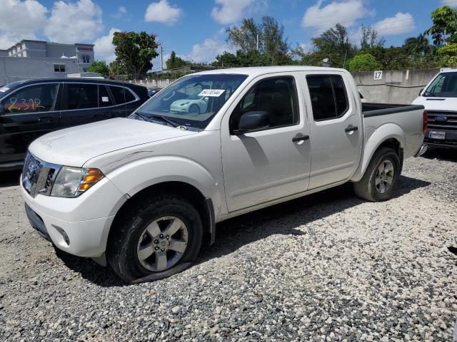 1N6AD0EVXCC479802 - 2012 NISSAN FRONTIER S WHITE photo 1