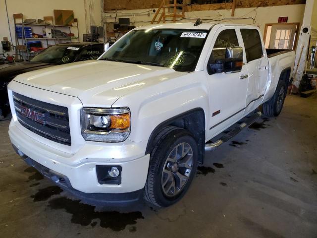 3GTU2VEC2FG285087 - 2015 GMC SIERRA K1500 SLT WHITE photo 9