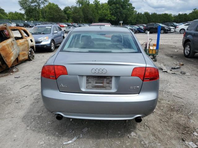 WAUAF78E48A160185 - 2008 AUDI A4 2.0T GRAY photo 6