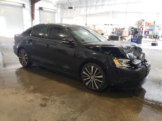 3VWD07AJ7EM374446 - 2014 VOLKSWAGEN JETTA SE BLACK photo 4