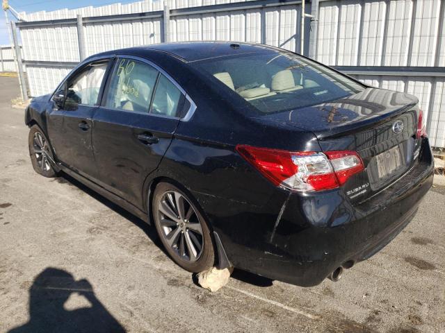 4S3BNAN69F3068009 - 2015 SUBARU LEGACY 2.5I LIMITED BLACK photo 3