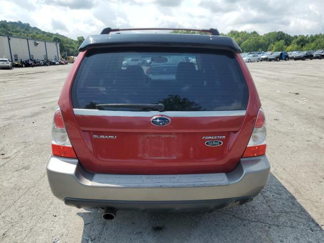 JF1SG67656H710450 - 2006 SUBARU FORESTER 2.5X LL BEAN RED photo 6