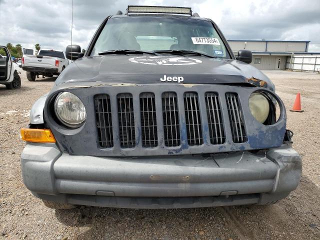 1J4GK38K55W539986 - 2005 JEEP LIBERTY RENEGADE BLACK photo 5