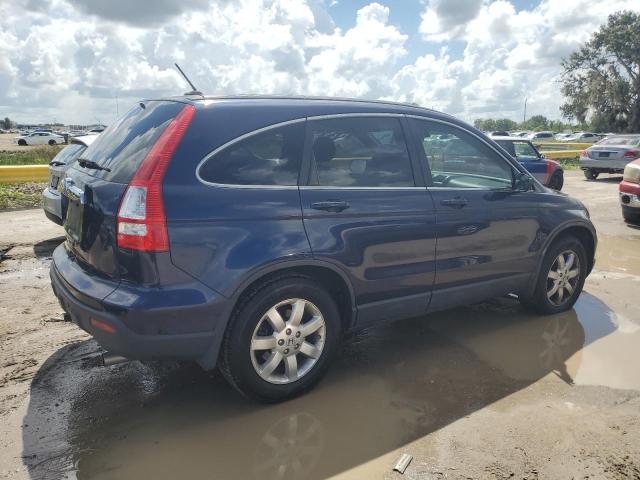 JHLRE38778C025275 - 2008 HONDA CR-V EXL BLUE photo 3