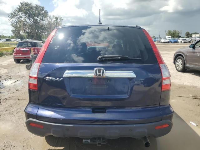 JHLRE38778C025275 - 2008 HONDA CR-V EXL BLUE photo 6