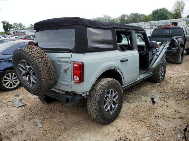 1FMEE5DP5NLB06649 - 2022 FORD BRONCO BASE GRAY photo 3