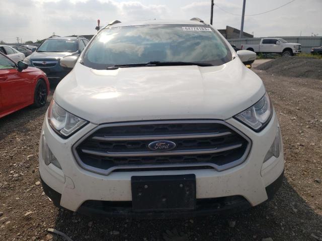 MAJ6P1UL1JC247498 - 2018 FORD ECOSPORT SE WHITE photo 5