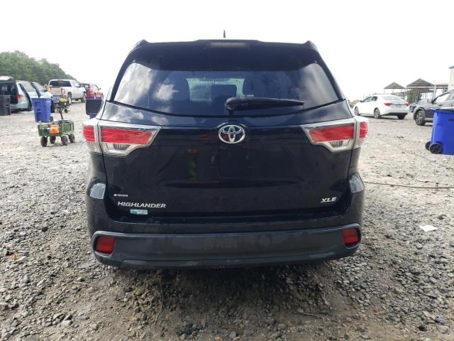 5TDKKRFHXES014867 - 2014 TOYOTA HIGHLANDER XLE BLACK photo 6