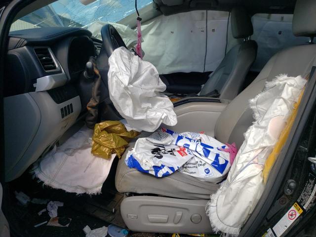 5TDKKRFHXES014867 - 2014 TOYOTA HIGHLANDER XLE BLACK photo 7