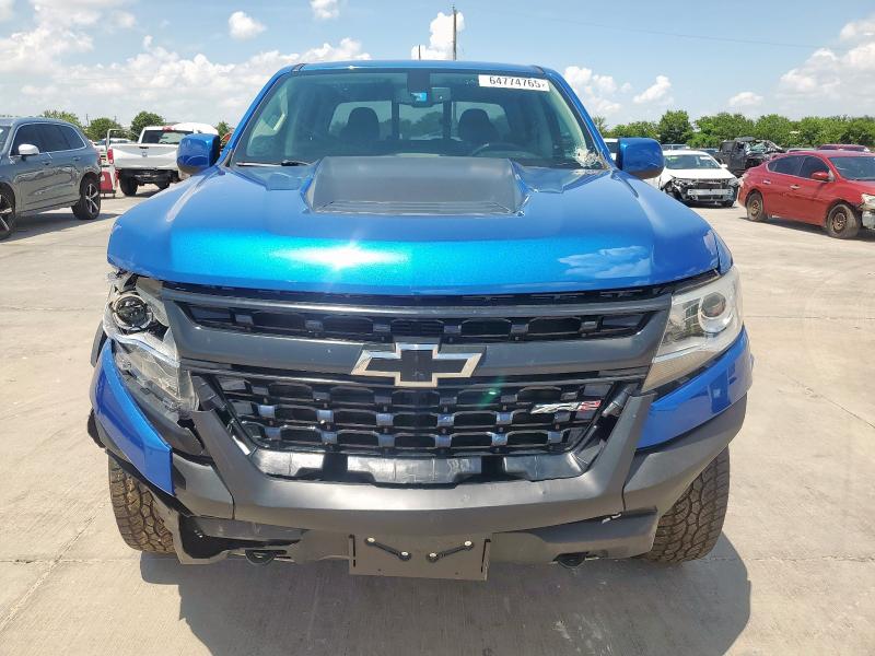 1GCGTEEN6L1104160 - 2020 CHEVROLET COLORADO ZR2 BLUE photo 5
