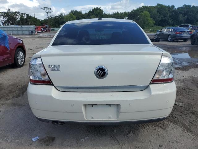 1MEHM42W29G610081 - 2009 MERCURY SABLE PREMIER WHITE photo 6