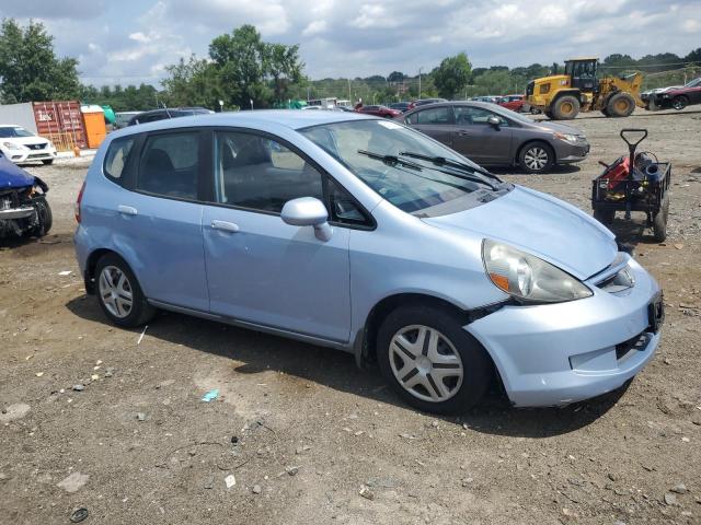 JHMGD37458S008736 - 2008 HONDA FIT BLUE photo 4