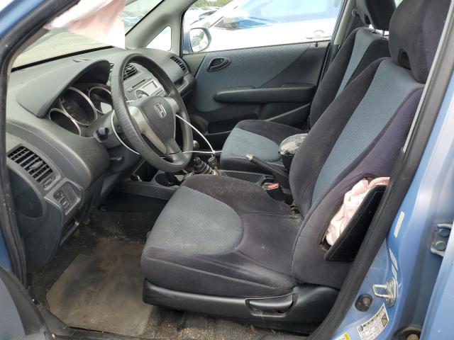 JHMGD37458S008736 - 2008 HONDA FIT BLUE photo 7